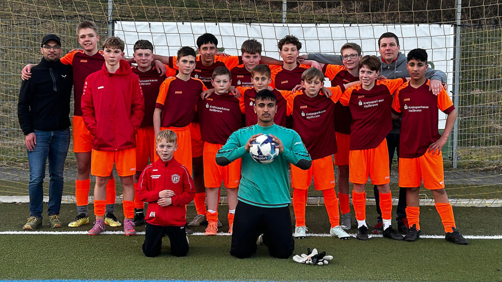 Mannschaftsbild C-Junioren SG Wüstenrot/Neuhütten/Neulautern